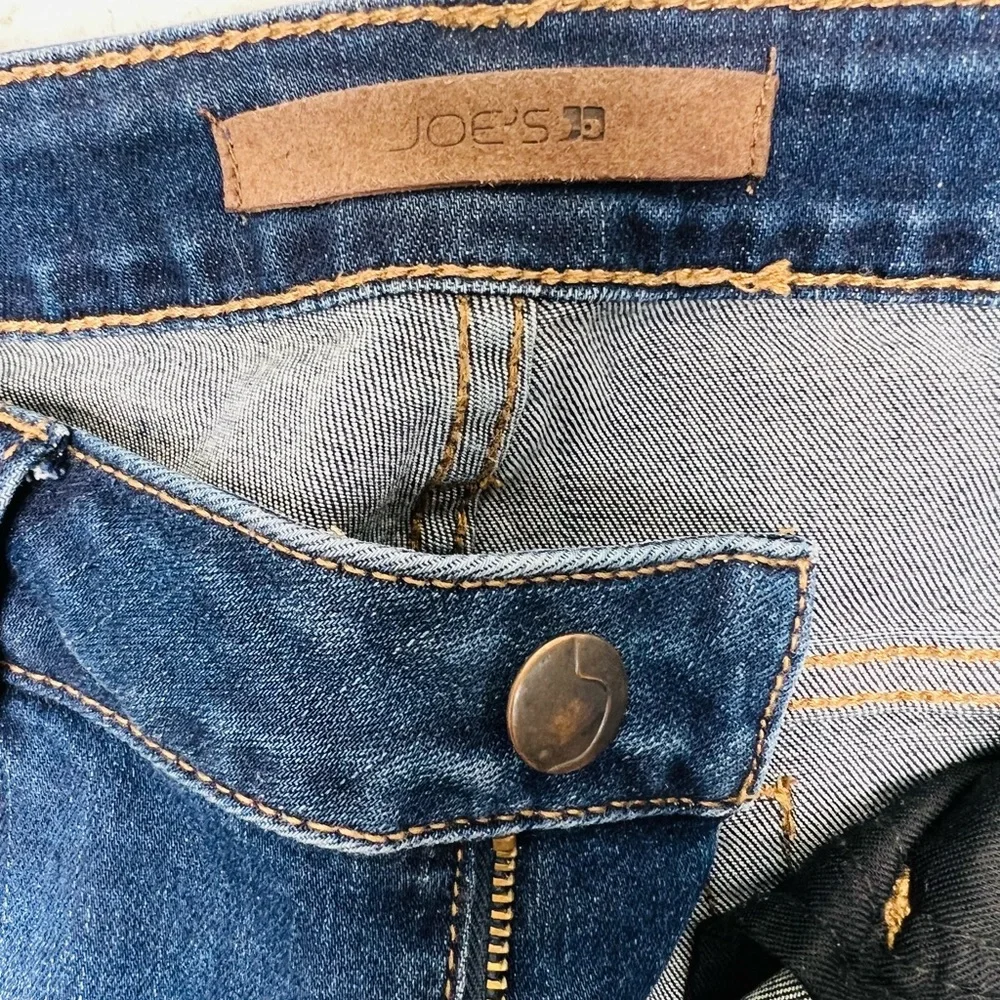 JOE’S JEANS “The Charlie” High Rise Cropped Cuff Denim Jean Size 26